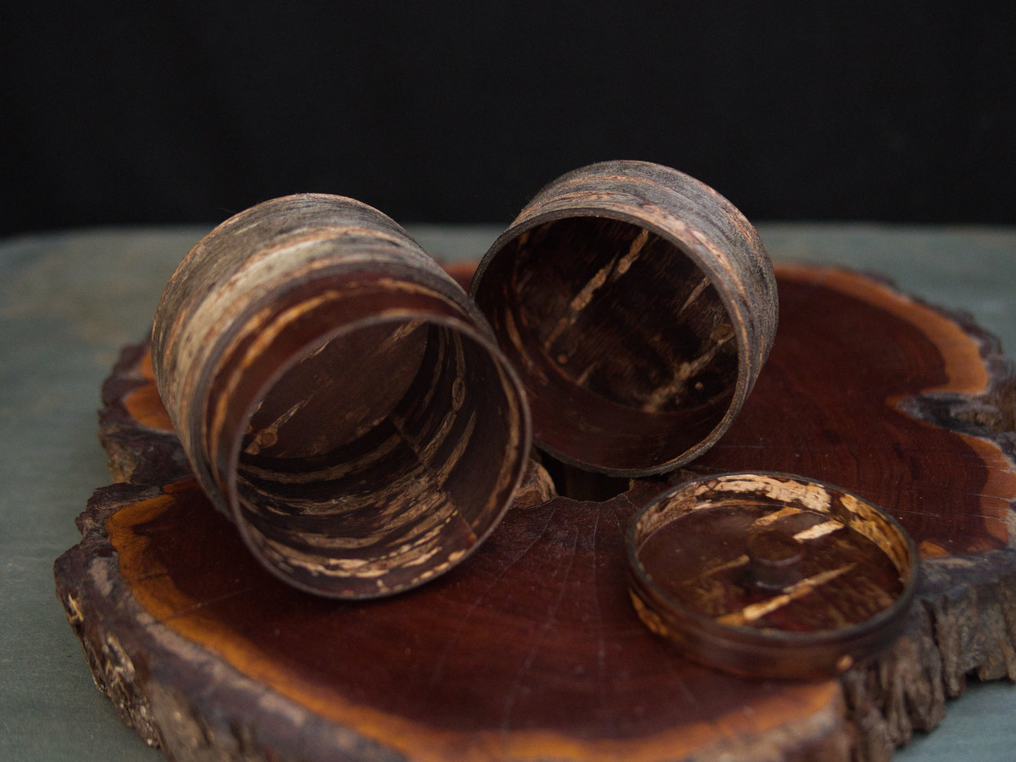 Kirschholzrindendose