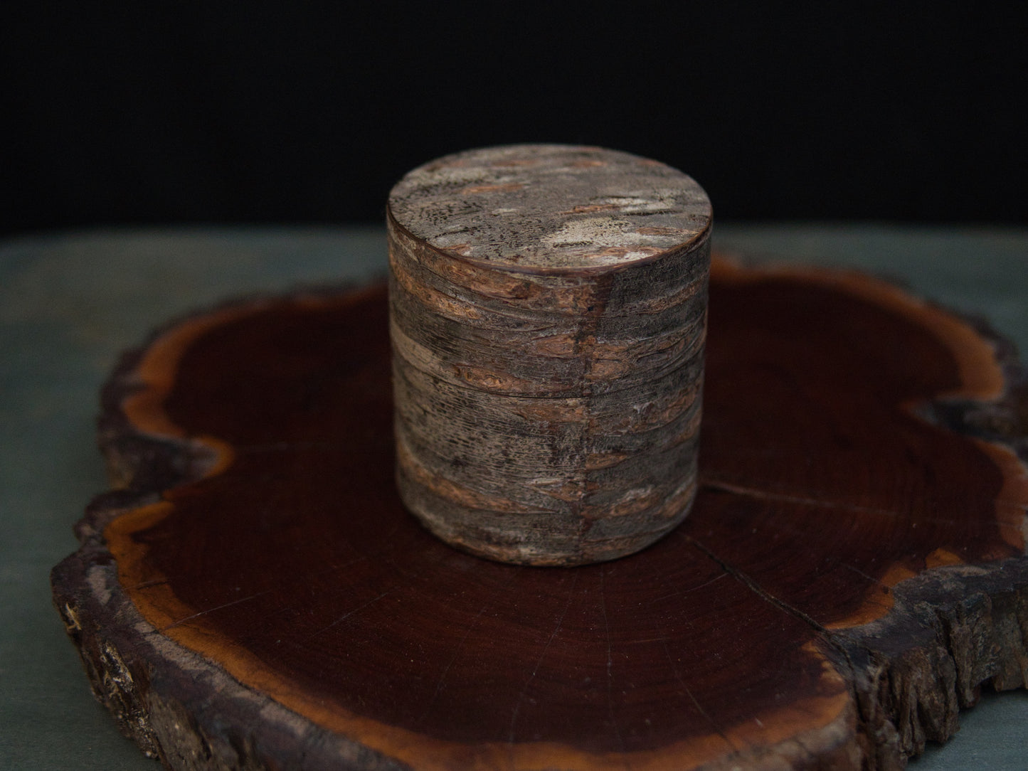 Kirschholzrindendose